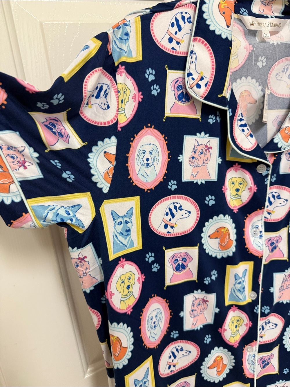The Royal Standard Pup Pajama Top - Picture 3 of 5